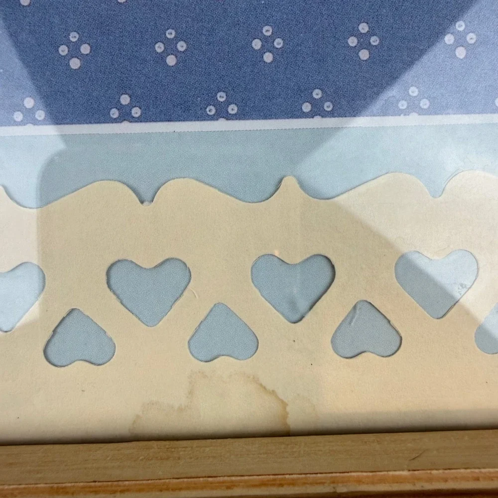 Vintage Framed Wall Art Friendship Like Love Lasts Forever Doves Heart 21x17